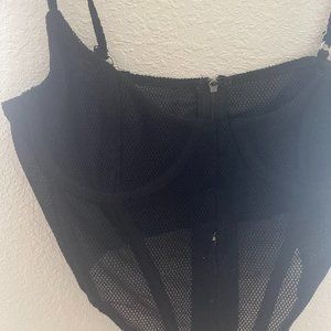 White Fox Boutique Corset / Bustier in Black